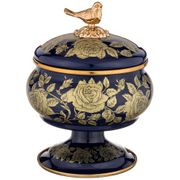 сахарница на ножке agness с крышкой, 0,85л диа.14 см, высота19 см