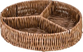 корзинка-менажница коллекция натурель 25*5,5 см (кор=48 шт.)