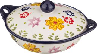 блюдо для запекания с крышкой овальное 26*22 см.высота=12 см.(кор=8шт.)