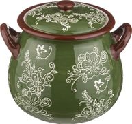 горшок для запекания 1100 мл. высота=12 см. (кор=8шт.)