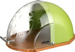 хлебница agness freshдеревянная с комбинированной крышкой 36*26*20 см (кор=4шт.)