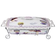 мармит с крышкой лаванда на подставке 3 л 38*25 см высота=11 см (кор=4шт.)