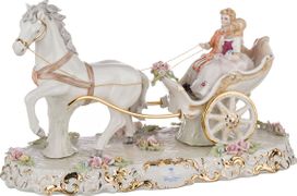 статуэтка карета длина=42 см. высота=26 см.