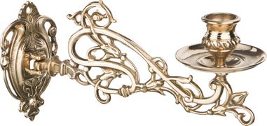 подсвечник настенный пламя длина=23 см.