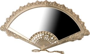 зеркало веер 22*39 см.