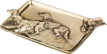 пепельница охотничьи собаки 11*8 см.