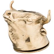 открывалка для бутылок голова быка высота=6 см.диаметр=4 см.