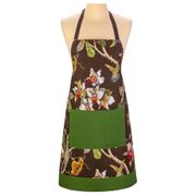 фартук парадиз, кричневый, хлопок 100%