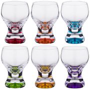 набор рюмок из 6 шт. gina 60 мл. высота=7,5 см (кор=8набор.)