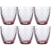 набор стаканов для виски elisabeth brown smoke из 6 шт. 300 мл. высота=9 см. (кор=8набор.)