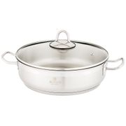 сотейник agness 28x08  5 л. нерж сталь 18/10  инд дно