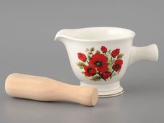 ступка маки+пестик деревянный 16*11*9 см  (кор-36шт)