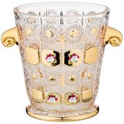 ведро для льда lefard gold glass высота=15,5 см. (кор=12шт.)