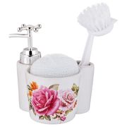 комплект:дозатор для моющего средства+губка 13*11*10 см. 350 мл. (кор=24комп.)