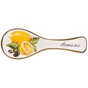 подставка под ложку лемон три 25*9 см. высота=2,5 см. (кор=72шт.)