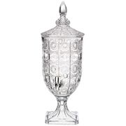 диспенсер для напитков лимонадница muza crystal 2,6л. 16*16 см. высота=44,5 см. (кор=2шт.)