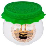 баночка для меда/варенья с силиконовой крышкой сура 180мл. д=8см в=7см (кор=72шт.)