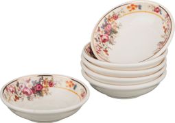 набор розеток из 6-ти штук беатриче 7*7*2 см (кор=72наб.)