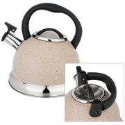 чайник agness со свистком 3,0 л и складывающейся ручкой, индукционное капсульное дно