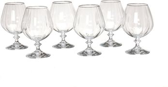 набор бокалов для коньяка из 6 шт.анжела оптик 400 мл. (кор=8набор.)