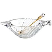 икорница с ложкой 17*7 см. высота=5,5 см. коллекция muza (кор=48шт.)