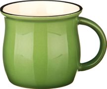 кружка 300 мл. зеленая (кор=36шт.)