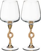 набор бокалов для вина из 2 шт.370 мл. высота=22 см. (кор=1набор.)