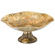 блюдо на ножке venice green moss диаметр=35 см. высота=15 см. 