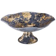 блюдо на ножке venice black диаметр=35 см высота=15 см 