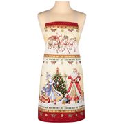 фартук с новым годом, 100% хлопок,твил