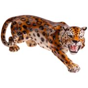 декоративное изделие леопард крадущийся 65*24 см. высота=27 см. 
