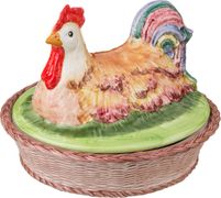 блюдо с крышкой курочка диаметр=31 см. высота=24 см. (кор=1шт.)