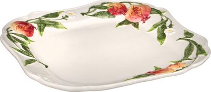 блюдо гранаты 37*37 см.высота=5 см.