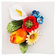 панно настенное  цветы 18*18 см 