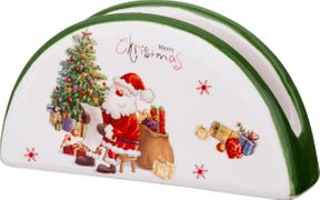 салфетница с новым годом! 7*4*13,5 см. (кор=96шт.)