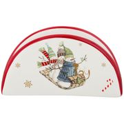 салфетница зимняя забава 7*4*13,5 см. (кор=96шт.)