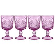 набор фужеров для вина из 4 шт.timeless аметист 320 мл