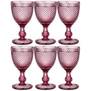 набор бокалов для вина гранат 6шт. серия muza color 350мл. / в=17 см (кор=4наб.)