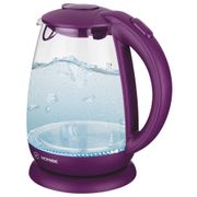 чайник электрический hottek стекло ht-960-400 1,7л 2200вт сиреневый, внутренняя подсветка (кор=8шт.)