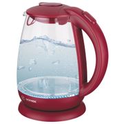 чайник электрический hottek стекло ht-960-402 1,7л 2200вт красный, внутренняя подсветка (кор=8шт.)