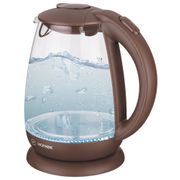 чайник электрический hottek стекло ht-960-403 1,7л 2200вт коричневый, внутренняя подсветка(кор=8шт.)
