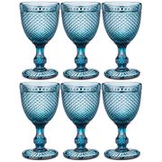 набор бокалов для вина гранат 6шт. серия muza color 300мл. / в=17 см (кор=4наб.)