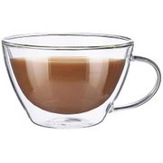 кружка с двойными стенками double-wall 450 мл. диаметр=12 см. высота=8 см. (кор=48шт.)