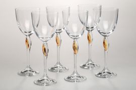 набор бокалов для вина из 6 шт.флер 200 мл. высота=20 см.(кор=8набор.)