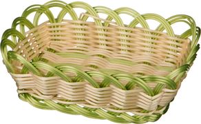 корзинка agness 19*15*6 см. без упаковки (мал=5шт./кор=120шт.)