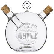 бутылка для масла/уксуса double-wall 60мл/350мл. диа=10 см. в=12 см. (кор=24шт.)