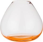 ваза neon оранжевая высота=18,5 см.