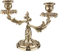 подсвечник на 2 свечи высота=21,5 см.
