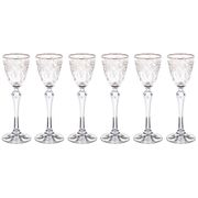 набор рюмок из 6 шт. elisabeth 70 мл. высота=19 см. (кор=8набор.)
