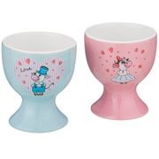 набор подставок под яйцо из 2 шт. коллекция милая коровка 4,5*6,5 см